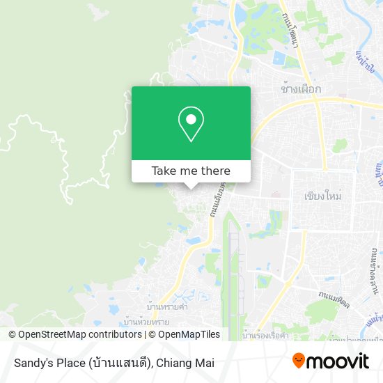 Sandy's Place (บ้านแสนดี) map