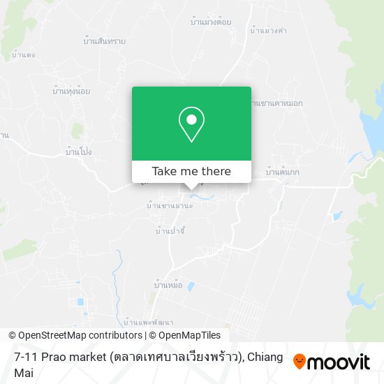 7-11 Prao market (ตลาดเทศบาลเวียงพร้าว) map