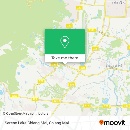 Serene Lake Chiang Mai map