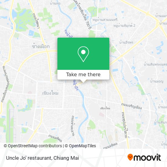Uncle Jo' restaurant map