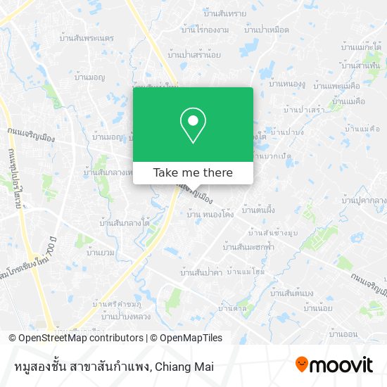 หมูสองชั้น สาขาสันกำแพง map