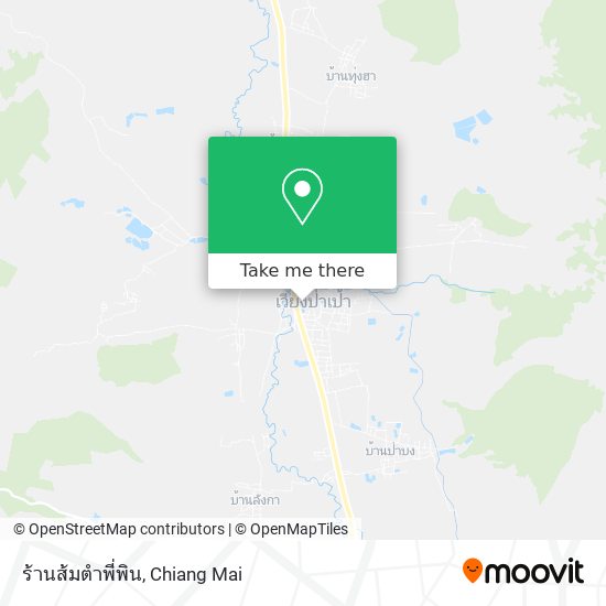ร้านส้มตำพี่พิน map