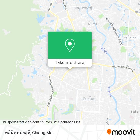 คลีนิคหมอสุธี map