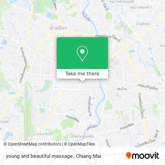 young and beautiful massage. map