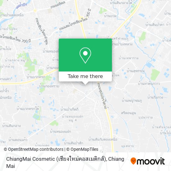 ChiangMai Cosmetic (เชียงใหม่คอสเมติกส์) map