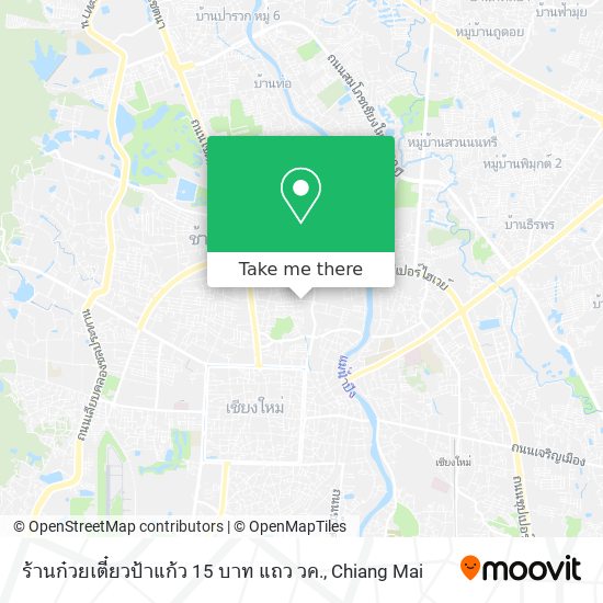 ร้านก๋วยเตี๋ยวป้าแก้ว 15 บาท แถว วค. map