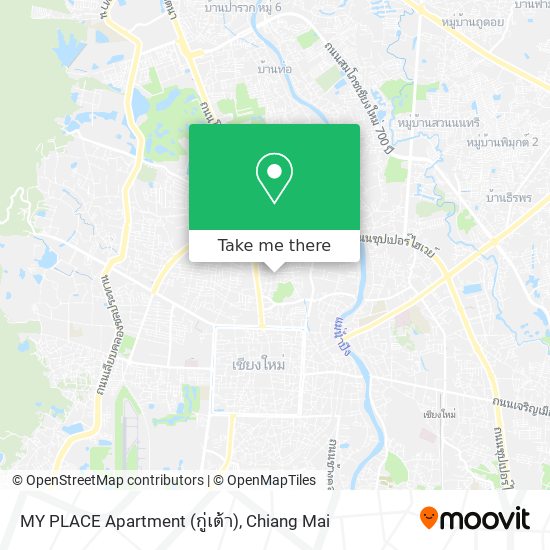 MY  PLACE Apartment (กู่เต้า) map