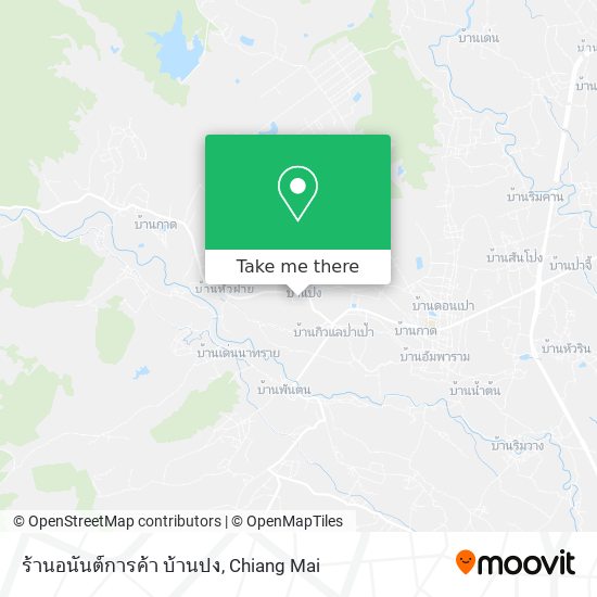 ร้านอนันต์การค้า บ้านปง map