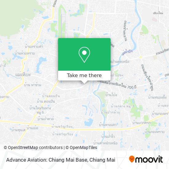 Advance Aviation: Chiang Mai Base map