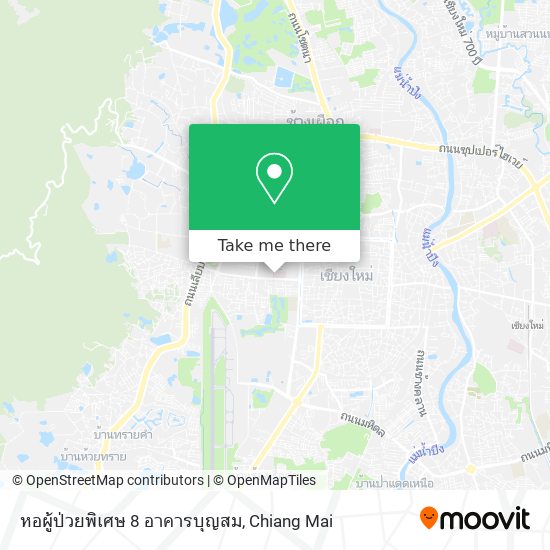 หอผู้ป่วยพิเศษ 8 อาคารบุญสม map