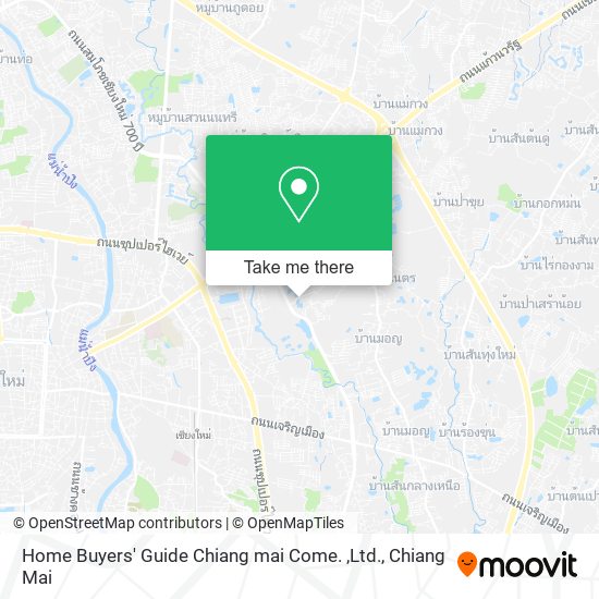 Home Buyers' Guide Chiang mai Come. ,Ltd. map