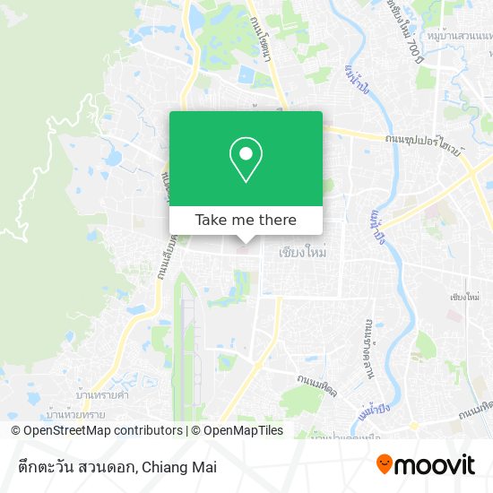 ตึกตะวัน สวนดอก map