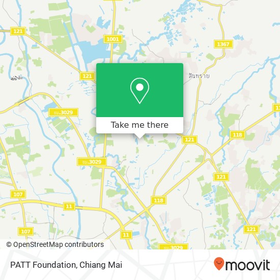 PATT Foundation map