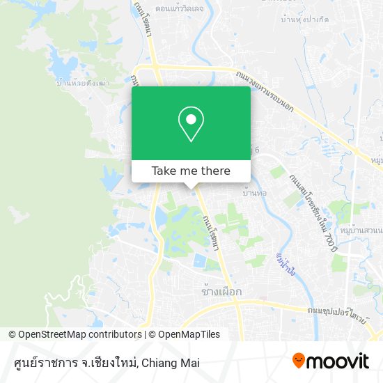 ศูนย์ราชการ จ.เชียงใหม่ map