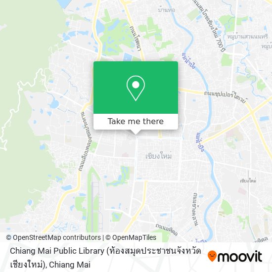 Chiang Mai Public Library (ห้องสมุดประชาชนจังหวัดเชียงใหม่) map