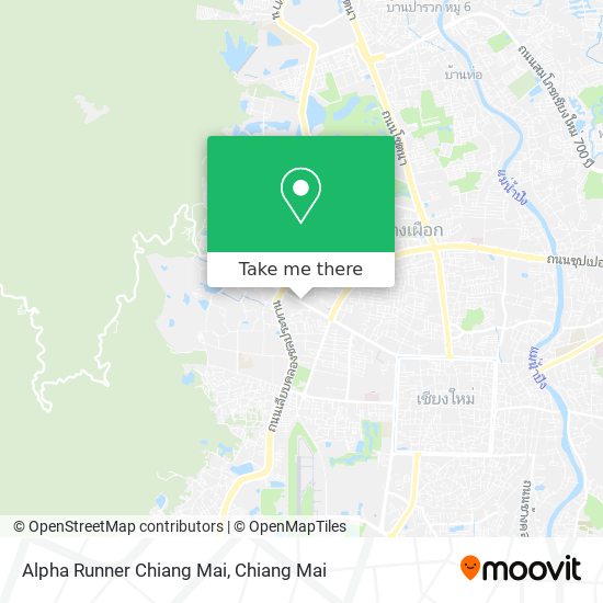 Alpha Runner Chiang Mai map