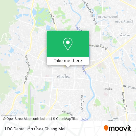 LDC Dental เชียงใหม่ map