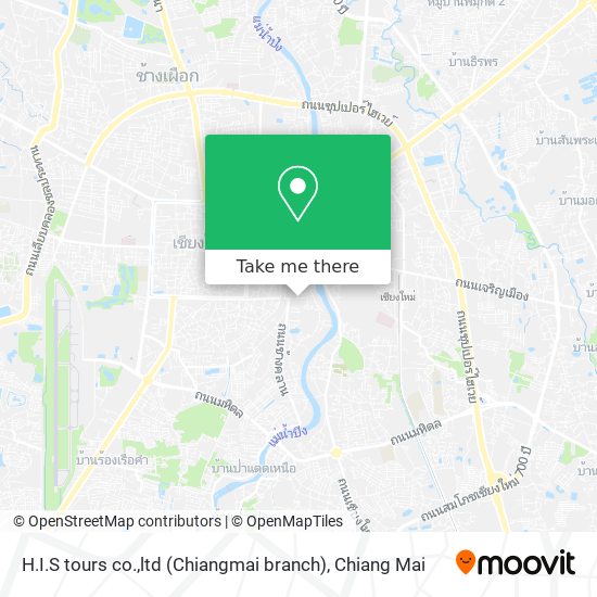 H.I.S tours co.,ltd (Chiangmai branch) map