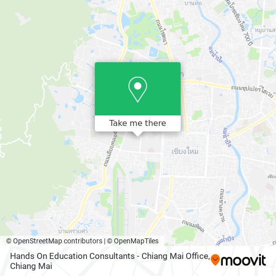 Hands On Education Consultants - Chiang Mai Office map