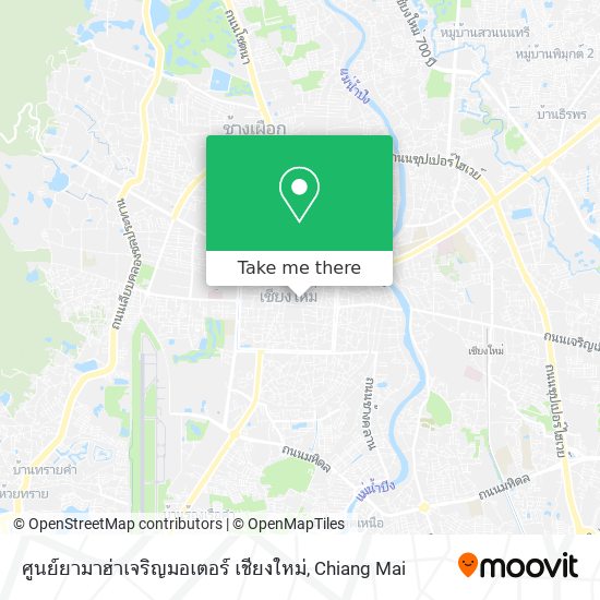 ศูนย์ยามาฮ่าเจริญมอเตอร์ เชียงใหม่ map