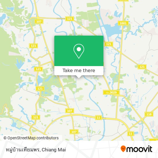 หมู่บ้านเทียมพร map