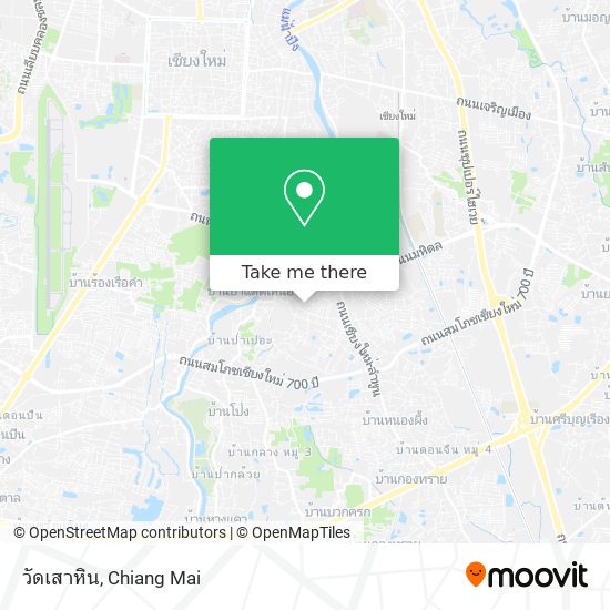 วัดเสาหิน map