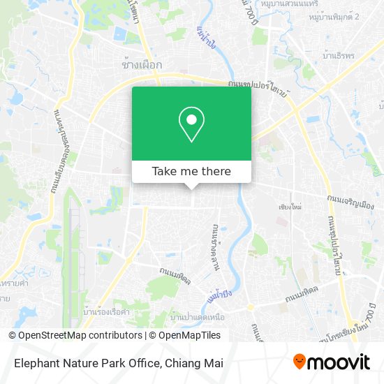Elephant Nature Park Office map