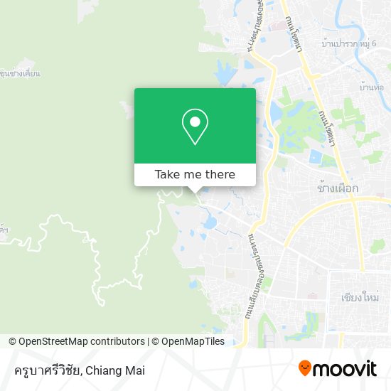 ครูบาศรีวิชัย map