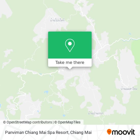 Panviman Chiang Mai Spa Resort map
