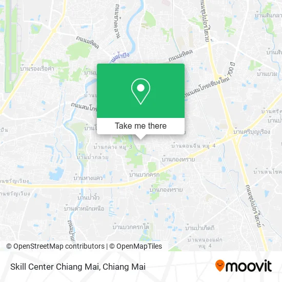 Skill Center Chiang Mai map