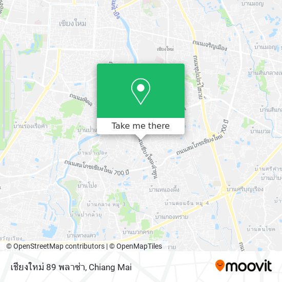 เชียงใหม่ 89 พลาซ่า map