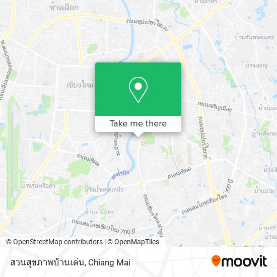 สวนสุขภาพบ้านเด่น map