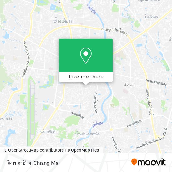 วัดพวกช้าง map