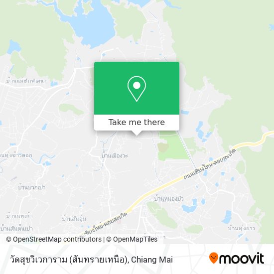 วัดสุขวิเวการาม (สันทรายเหนือ) map