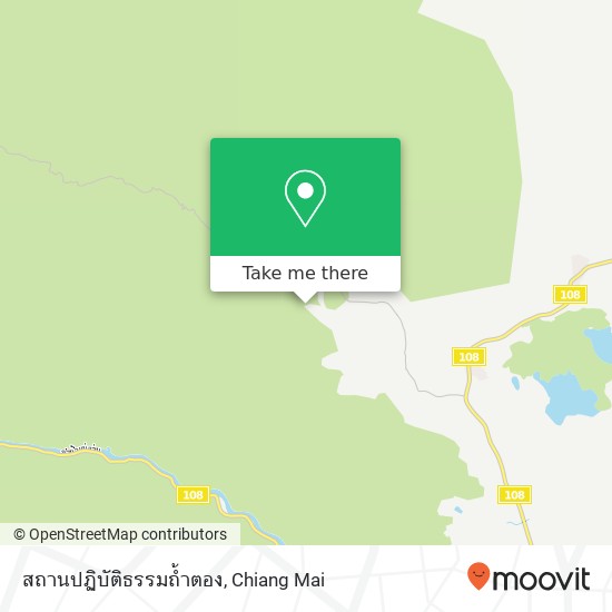 สถานปฏิบัติธรรมถ้ำตอง map