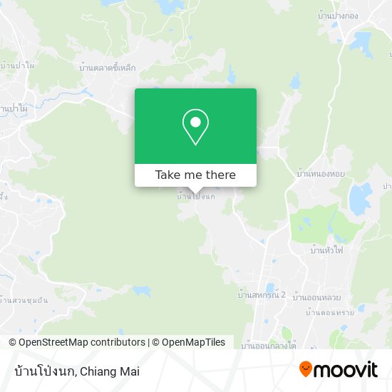 บ้านโป่งนก map