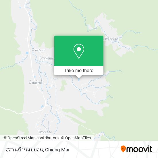 สุสานบ้านแม่บอน map