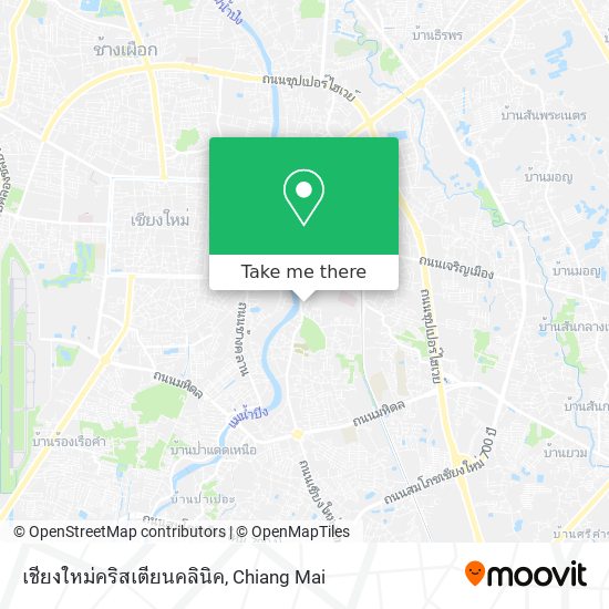 เชียงใหม่คริสเตียนคลินิค map
