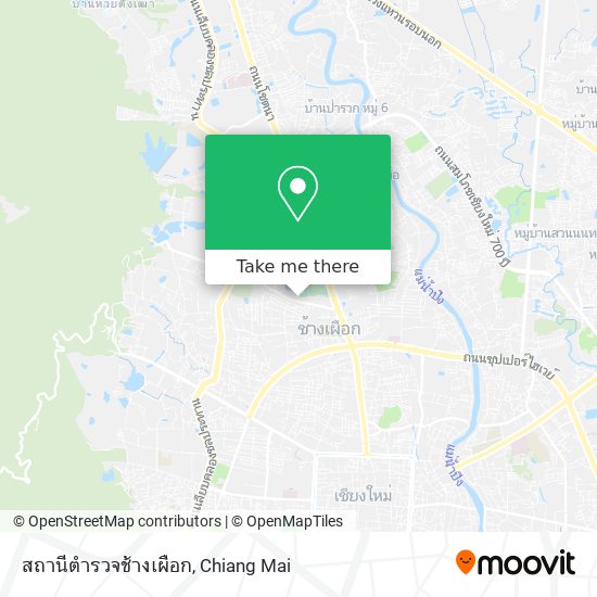 สถานีตำรวจช้างเผือก map