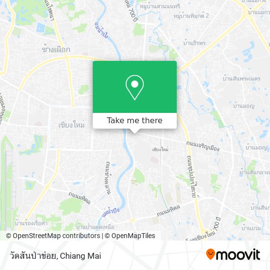 วัดสันป่าข่อย map