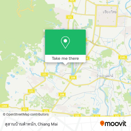 สุสานบ้านตำหนัก map