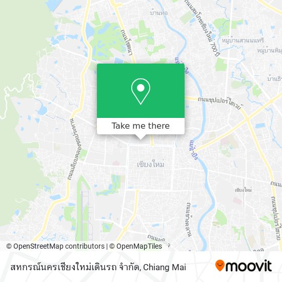 สหกรณ์นครเชียงใหม่เดินรถ จำกัด map