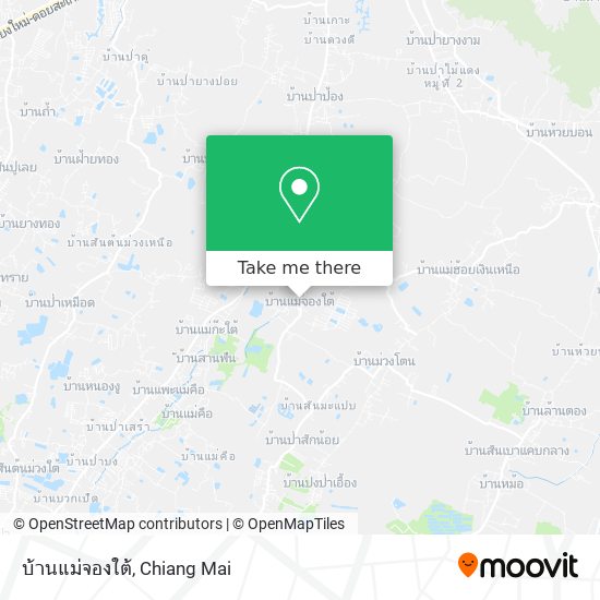บ้านแม่จองใต้ map