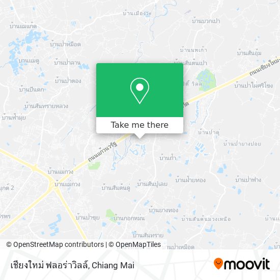 เชียงใหม่ ฟลอร่าวิลล์ map