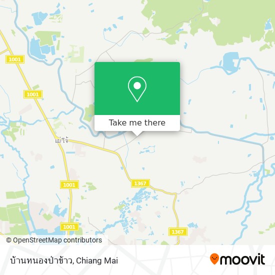 บ้านหนองป่าข้าว map
