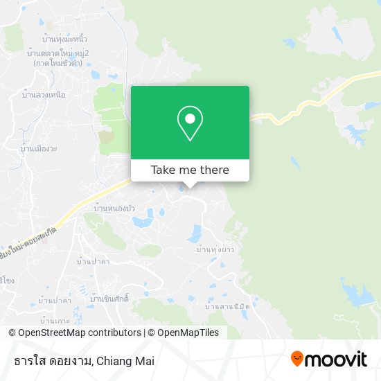 ธารใส ดอยงาม map