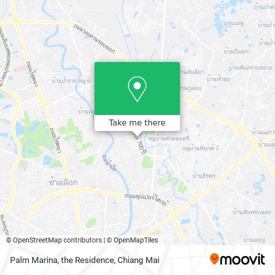 Palm Marina, the Residence map