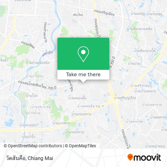 วัดสันคือ map
