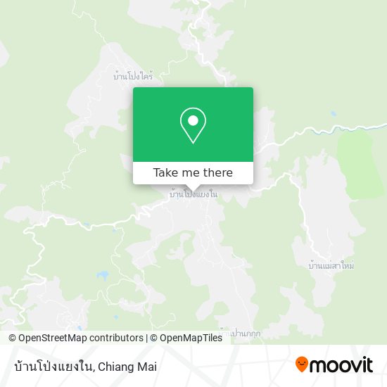 บ้านโป่งแยงใน map