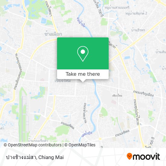ปางช้างแม่สา map